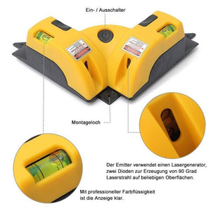 90-Grad-Laser-Winkelmesser Rechtwinkliges Erdungsinstrument