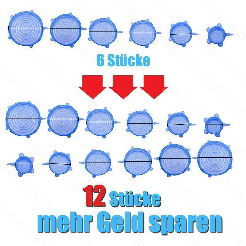 Bequee Dehnbare Frischhalte Silikondeckel