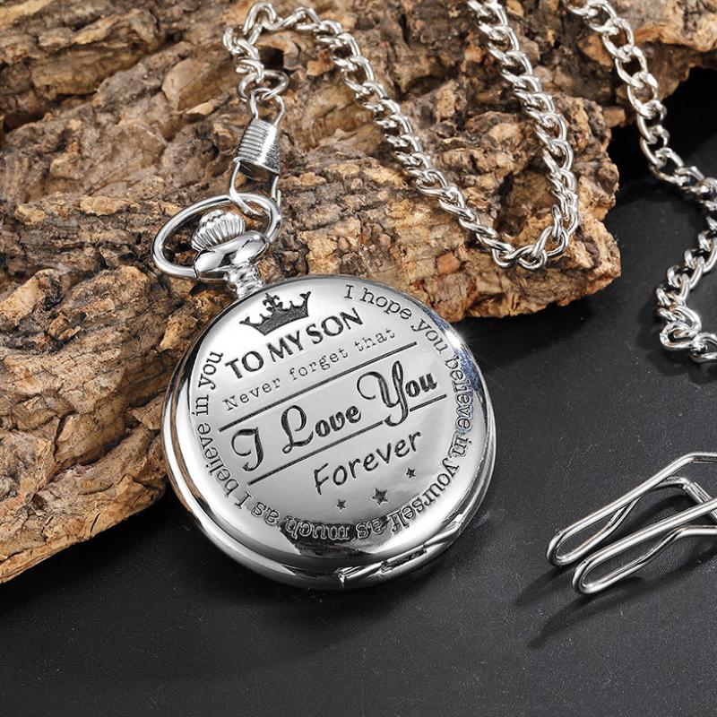 "To My Son" Quarz-Taschenuhr