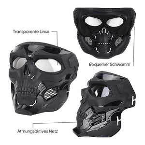 Totenkopf Horror Helmmaske