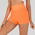 Hoher Taille Yoga-Shorts