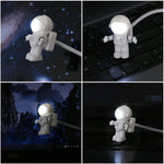 Mini USB Einstellbare Astronaut LED Nachtlicht für PC Laptop