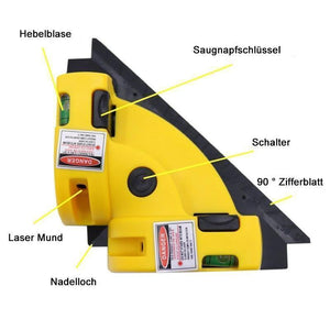 90-Grad-Laser-Winkelmesser Rechtwinkliges Erdungsinstrument