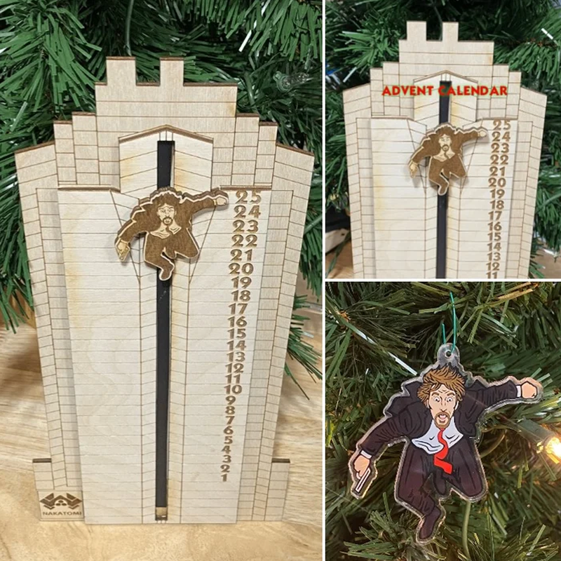 Die Hard Adventskalender - Hans Gruber Sturz vom Nakatomi Plaza