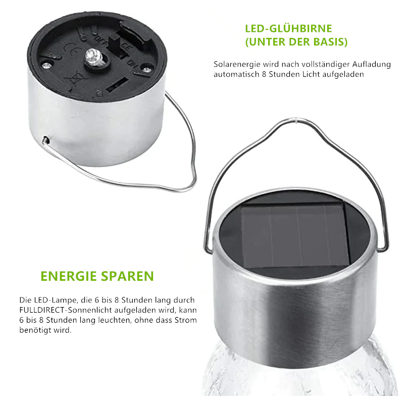 Wasserdichte LED-Solargartenleuchten für den Außenbereich