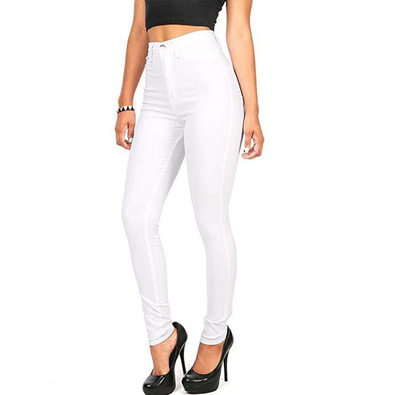 Hoher Taille Stretch Jeans